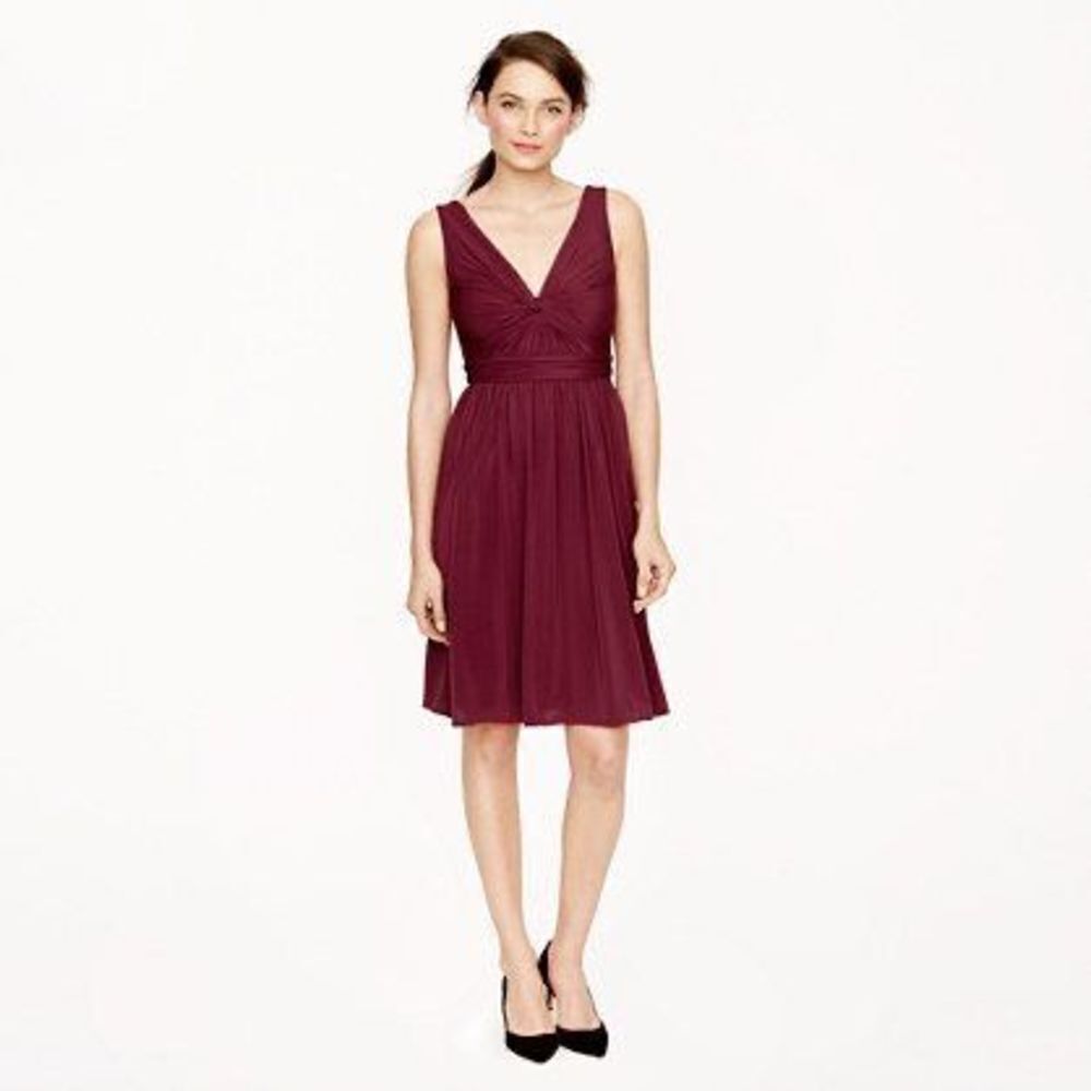 J. Crew Chiffon Bridesmaid Dress